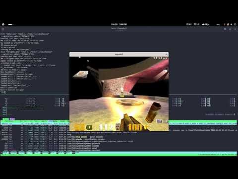 Play ioquake3 (x86_64 version) on Linux PowerPC64 LE via box64 (with PPC64LE Dynarec) emulation