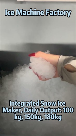All-in-one snow ice machine, ideal for small shops and laboratories. #icemachine #factory #ice