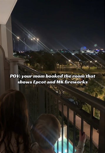 This standard view room has 80% of the rooms with this view… Picture your kids enjoying the fireworks on your balcony. No stress of the crowds,tucked into bed after. Now that is magical ✨ #travelagent #travelagentsoftiktok #momtok #disneytipsandtricks