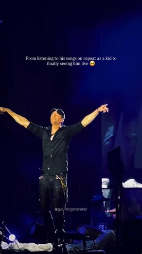 Gaurang | Travel on Instagram: "From listening to Enrique’s songs on repeat as a kid to finally watching him live, truly a dream come true ❤️ @enriqueiglesias thank you for such an amazing experience 😍 [enrique Iglesias, mumbai, concert, bailando, bkc, enrique concert, trending, explore] #enriqueiglesias #mumbai #concert #explorepage #bailando"