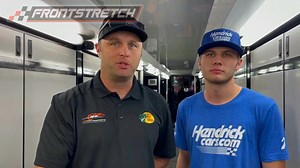 13 reactions | Travis Kvapil and Carson Kvapil spoke with Adam Cheek before the #NASCAR Truck race about Carson's opportunity and Travis mentoring Carson: | Frontstretch | Facebook