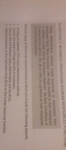 Essay: The Human Resource FunctionWrite an essay discussing t... | Filo