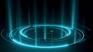 Futuristic holographic interface