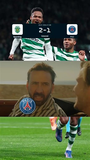 LDC 25/26 Résultat Sporting PSG #Viral #ReelsFootball #LDC #PSG #OM