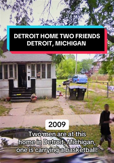 You can’t even tell anyone ever lived here…💔🏠 #thenandnow #detroitmichigan #abandoned #beforeandafter #googlemaps