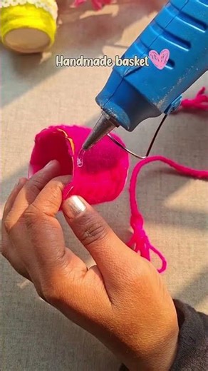 handmade basket🌻 #shorts #diy #youtubeshorts