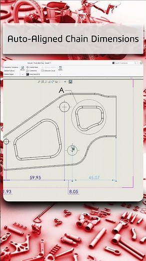 SOLIDWORKS 2024 - Chain Dimension in Drawings!