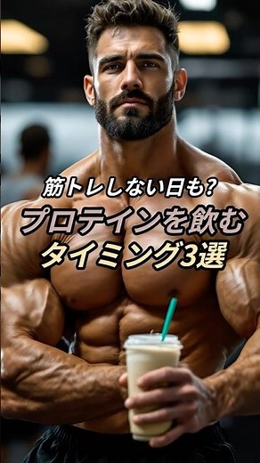 筋トレしない日も!?プロテインを飲むタイミング3選