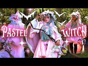 I made a PASTEL witch costume 🌺🦇