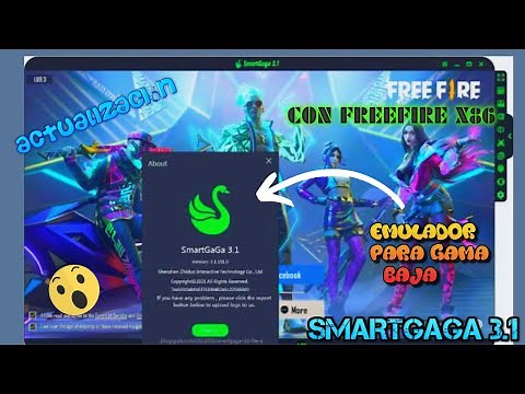 NUEVO SMARTGAGA 3.1 ACTUALIZADO CON *FREEFIRE X86* SUPER OPTIMIZADO A 60 FPS | PARA PC FRACO