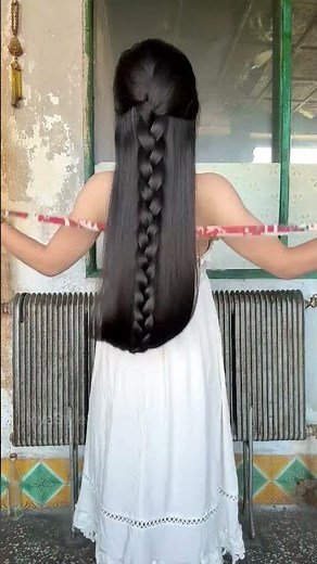 Beautiful Long Hair Braid | Silky Hair Braiding Tutorial | Hair Goals Inspiration