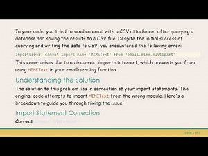 How to Fix the ImportError When Sending Attachments in Python Email Scripts