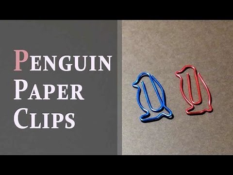 How to make Penguin Paper Clips
