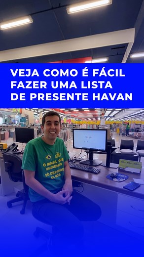 Veja como é fácil criar a sua Lista de Presentes na Havan 😉 Seja qual for a sua ocasião, casamento, chá de panela, chá de bebê, chá de casa nova, bodas ou aniversário, ela é facilita a sua vida. Venha conferir o passo a passo e crie a sua Lista de Presentes quando precisar! Havan, com você nos melhores momentos 🎁 #Havan #ListaDePresentes #Festa #Presentes | Havan