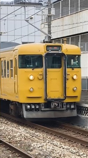 【フラット音もまた良い✨】#115系 #フラット音#末期色 #国鉄 #国鉄型 #伯備線 #山陽本線 #jr西日本