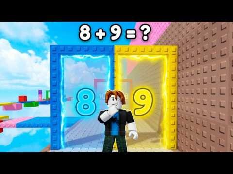 Obby but with MATH QUESTIONS!?
