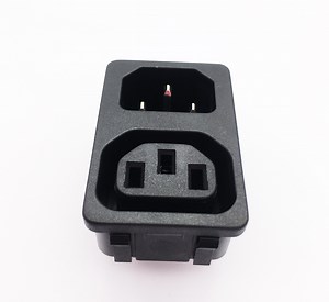 [Hot Item] 10A 250V AC Europe IEC AC Socket Power Inlet Outlet Connector Use for Medical Home Appliance Auto Parts