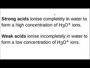 Acids and Bases 1 : Properties of Acids, common acids
