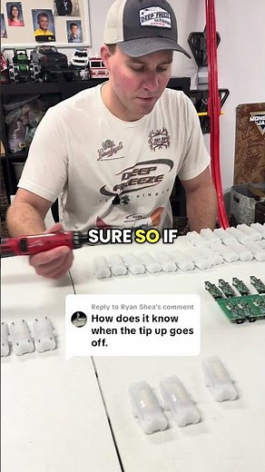 You can also program the trigger angle for different fish catching devices.