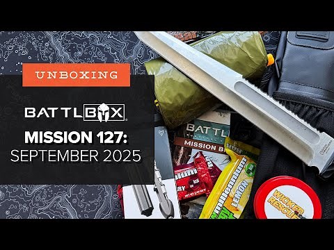 A Sword?! - Unboxing Battlbox Mission 127 - Pro Plus - September 2025