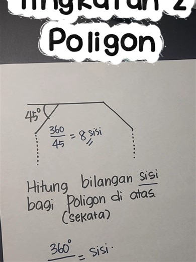 Tingkatan 2 - Poligon #learnontiktok #tips #livehighlights #school #malaysia