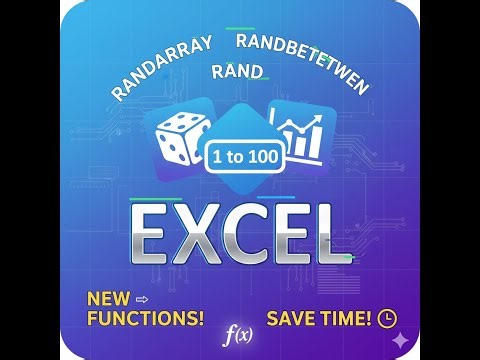 Generate Random Numbers in Excel | RAND vs RANDBETWEEN vs RANDARRAY