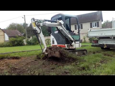 Bobcat 322 terrassement