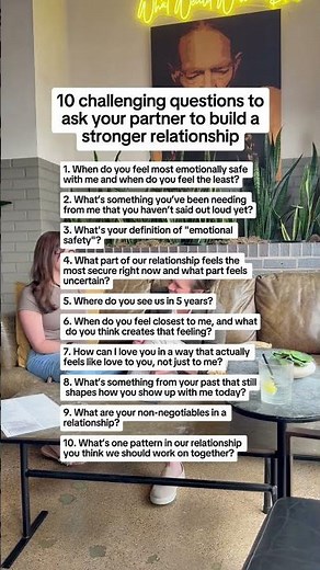 10 Challenging questions to ask your partner