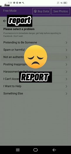 How to report Facebook Account