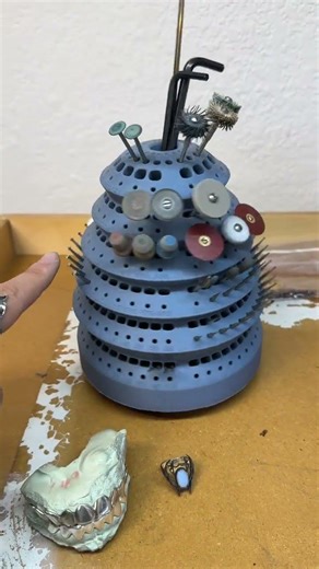 MicroBase Bur Organizing System for Stone Setters 3D printed #burro #jewelryshorts #toolreview