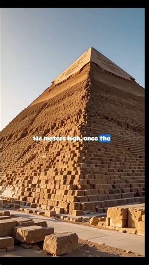 Discover the mystery of the Great Pyramid of Giza 🏜️ #GreatPyramid #AncientEgypt #AncientWonders
