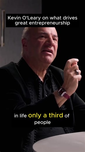 Kevin O'Leary on what drives great entrepreneurship. #kevinoleary #kevinolearyshark #foryou #foryoupage #fyp #foryoupageofficiall #Finance101 #finance #millionaire #Modernwealth #financialfreedom #money