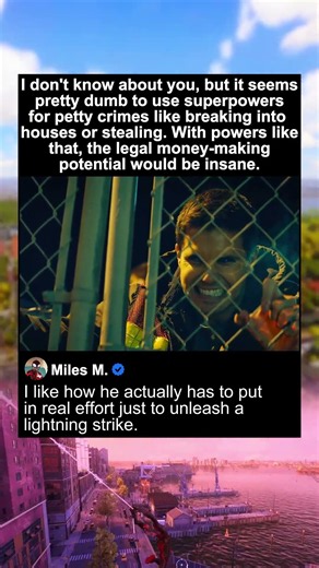 Guy forces open a gate with superpowers – Code 8