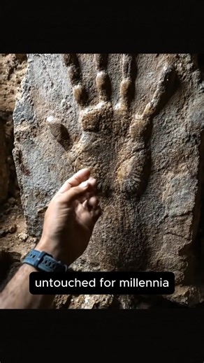 A warm handprint inside a chamber sealed for centuries The Handprint Found Inside A Sealed Wall — Still Warm | World Archaeology