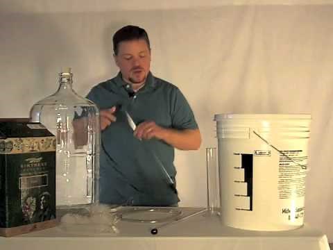 What equipment do you need to make wine from a kit?