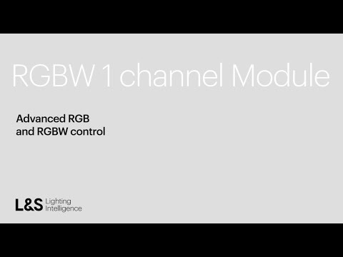 L&S control system - Mec Driver - RGBW Module - english