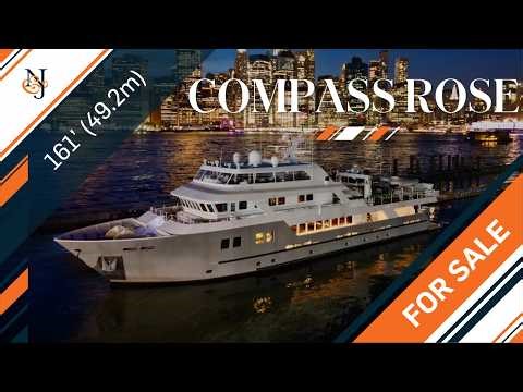 COMPASS ROSE | 161’ 2011/2015 C. & G. Boatworks | $25,950,000