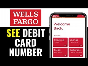How To See Debit Card Number On Wells Fargo App 2025 (FAST!!!)