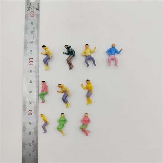 Set of Miniature Figures.1:75 Scale,mini Sports Action Figures - Colorful Plastic Dolls for DIY Sandbox & Micro Landscape Decoration - Etsy