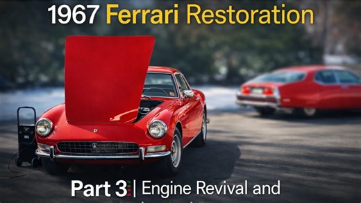 1967 Ferrari restoration part 3 engine revival and mechanical repairs