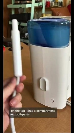 How I use my robot toothbrush #shorts