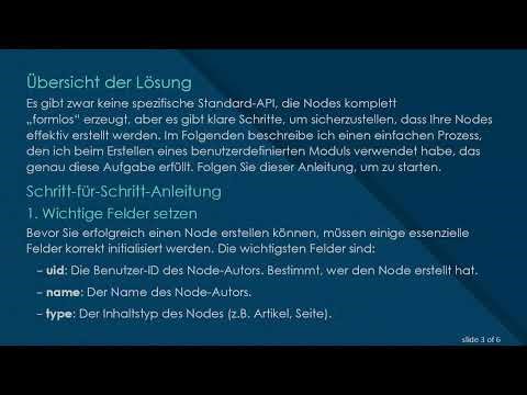 Wie man einen Node aus einem Cron Job in Drupal erstellt