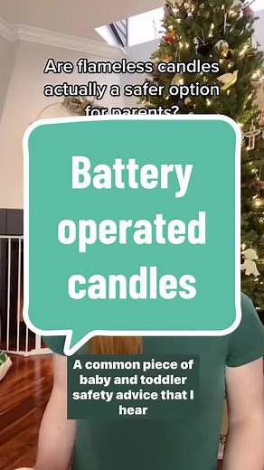 Battery-operated candles are a great way to reduce to the risk of burns and fires when we’re using candles. The catch? They are battery powered, and typically with a button battery. If swallowed, button batteries can cause serious injury or death in as little as two hours. ✨How to make it safer when you have small children at home✨ ✅At a minimum: ensure anything operating with a button battery is completely out of reach of small children. ✅Find battery-operated candles with compartments that can