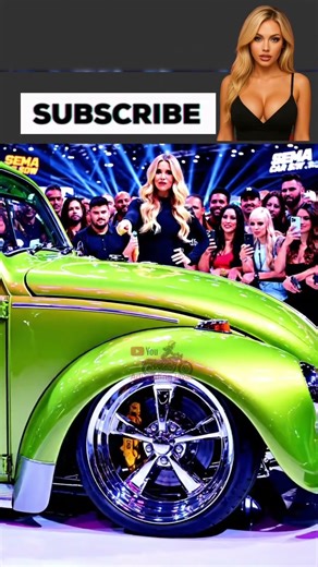 greend vw beetle pick up restomod