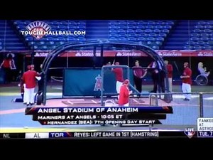 Mike Trout - Batting Practice Routine