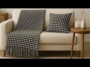 Wow! SUPER EASY HOUNDSTOOTH Crochet Stitch for Beginners ⚡️ ❤️ CROCHET STITCH