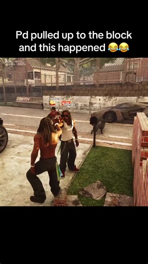 Pd pulled up to the block and this happened
