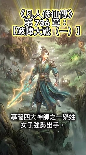 ​《凡人修仙傳》第 736 章：【破陣大戰（一）】故事概要 #凡人 #故事頻道
