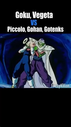 Goku y Vegeta vs Piccolo, Gohan y Gotenks #DragonBallZ | FactyKilian