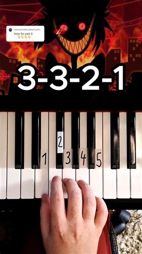 3/3 Insane A Hazbin Hotel Song Piano Tutorial #shorts